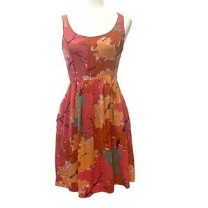 We Love Vera Anthropologie Silk Dress Sleeveless Ladies Size 4 Flowy Sundress